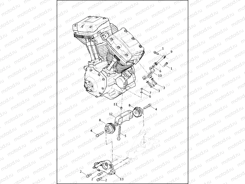 ENGINE MOUNTS AND STABILIZER LINK
