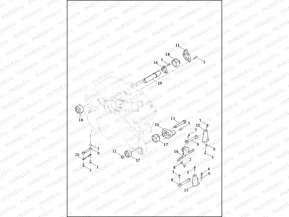 ENGINE MOUNTS AND STABILIZER LINK