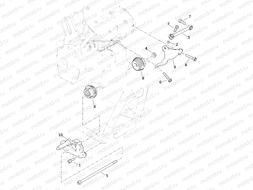 ENGINE MOUNTS AND STABILIZER LINK