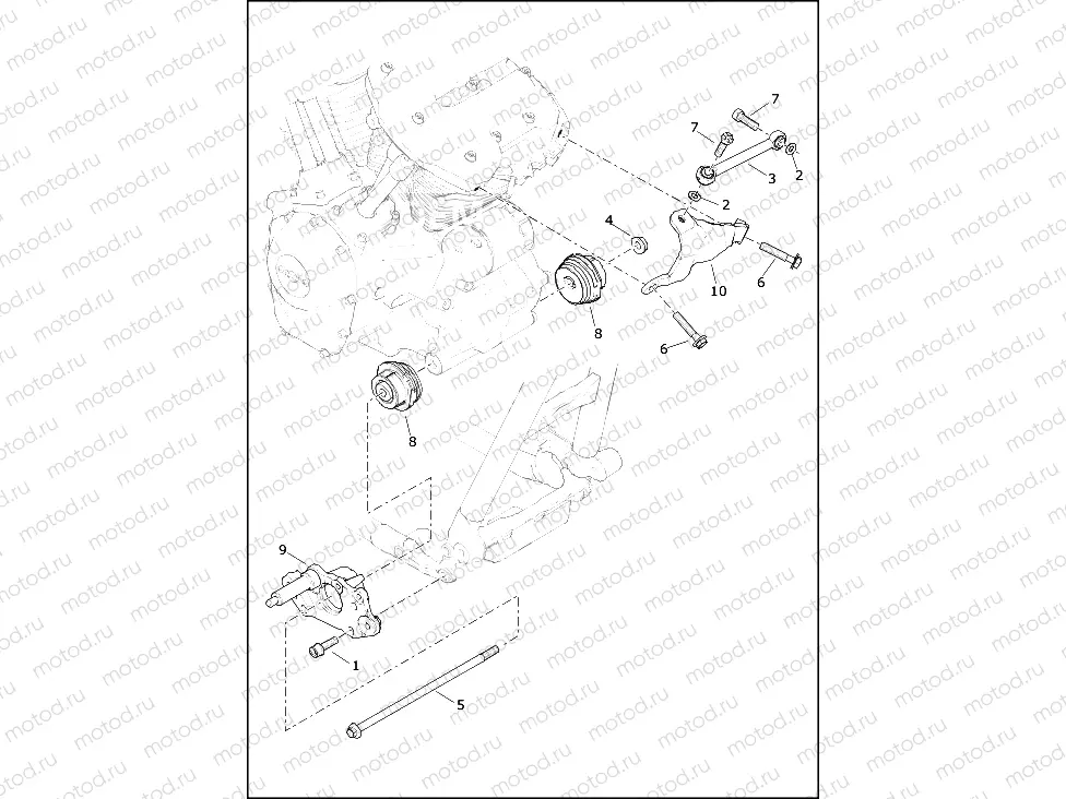 ENGINE MOUNTS AND STABILIZER LINK