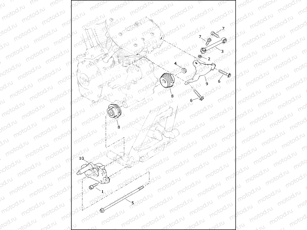 ENGINE MOUNTS AND STABILIZER LINK