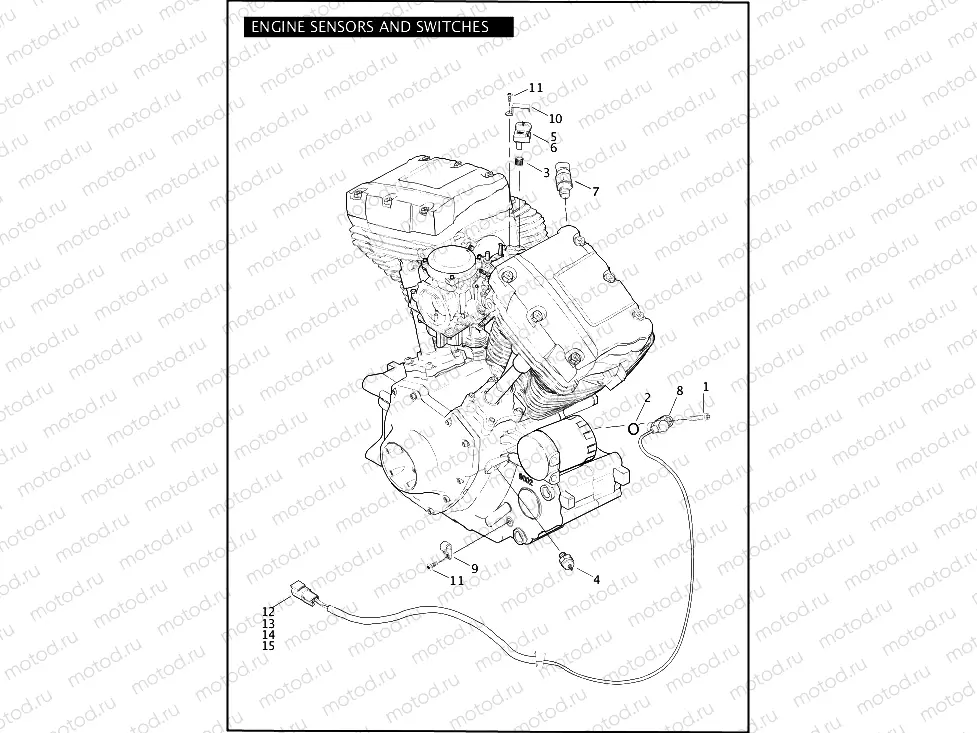 ENGINE SENSORS AND SWITCHES