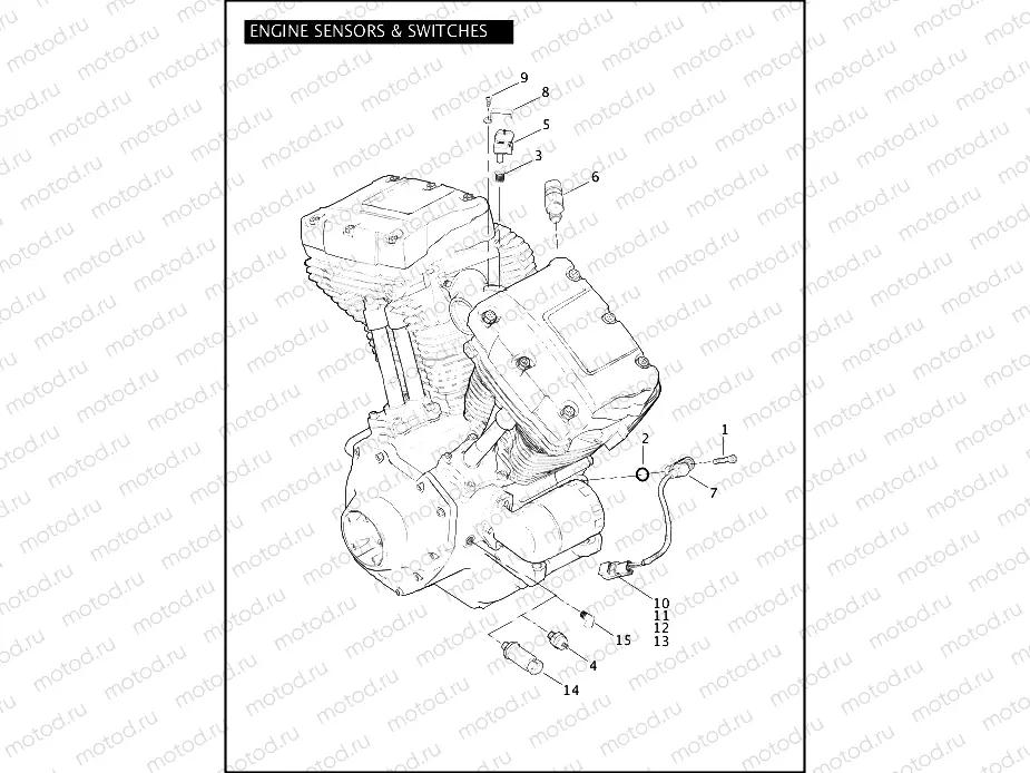 ENGINE SENSORS & SWITCHES