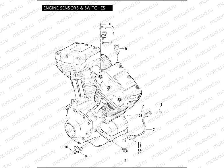 ENGINE SENSORS & SWITCHES