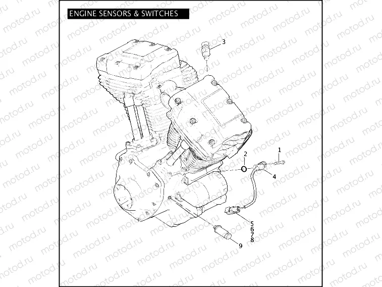 ENGINE SENSORS & SWITCHES