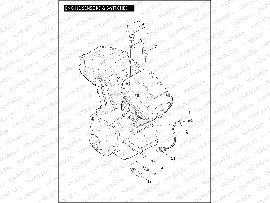 ENGINE SENSORS & SWITCHES