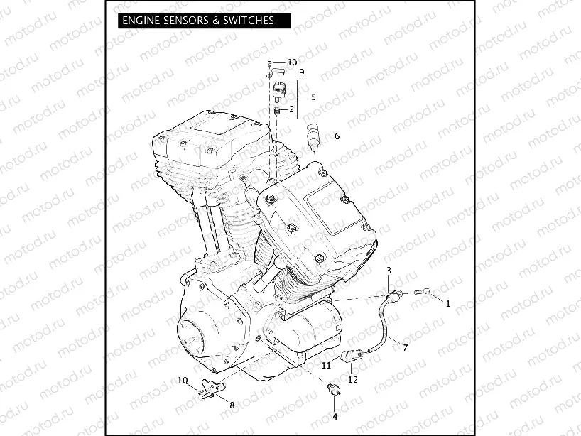ENGINE SENSORS & SWITCHES