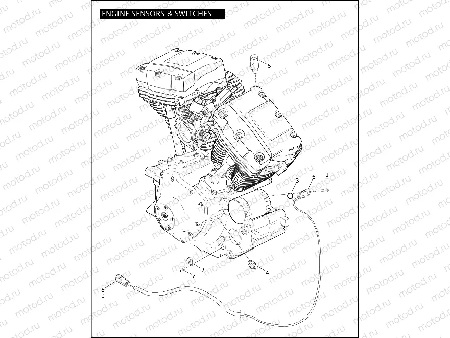 ENGINE SENSORS & SWITCHES