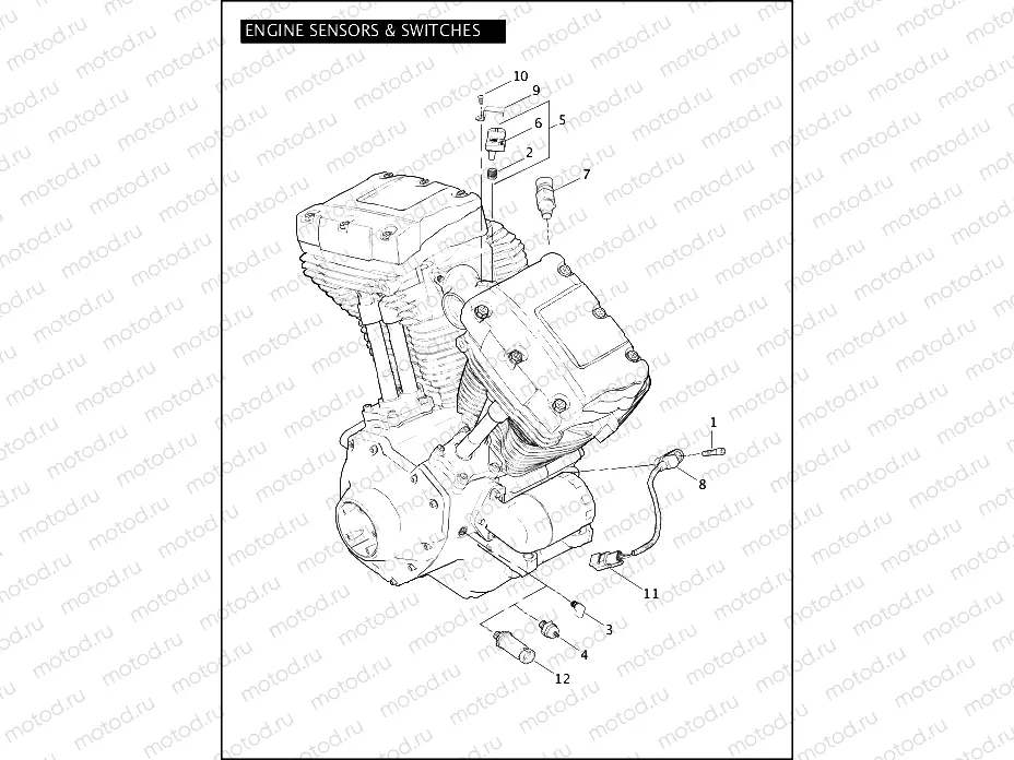 ENGINE SENSORS & SWITCHES