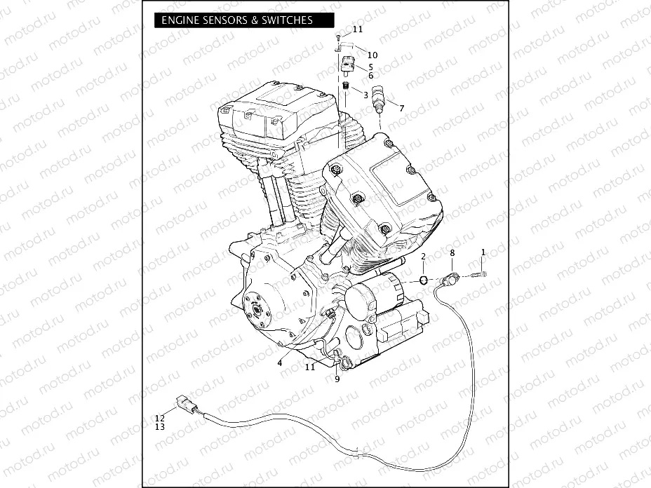 ENGINE SENSORS & SWITCHES