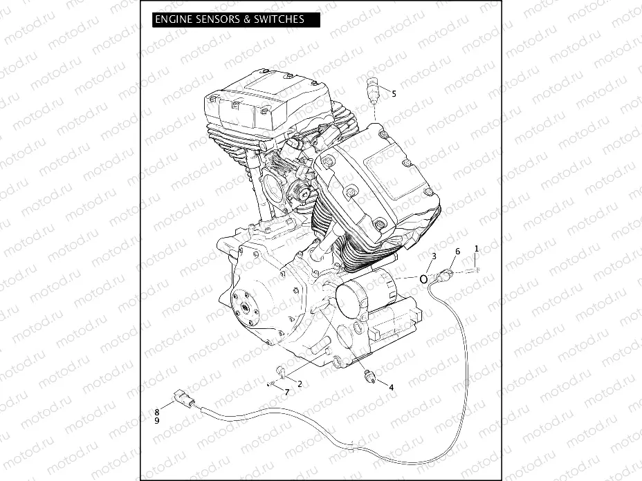 ENGINE SENSORS & SWITCHES