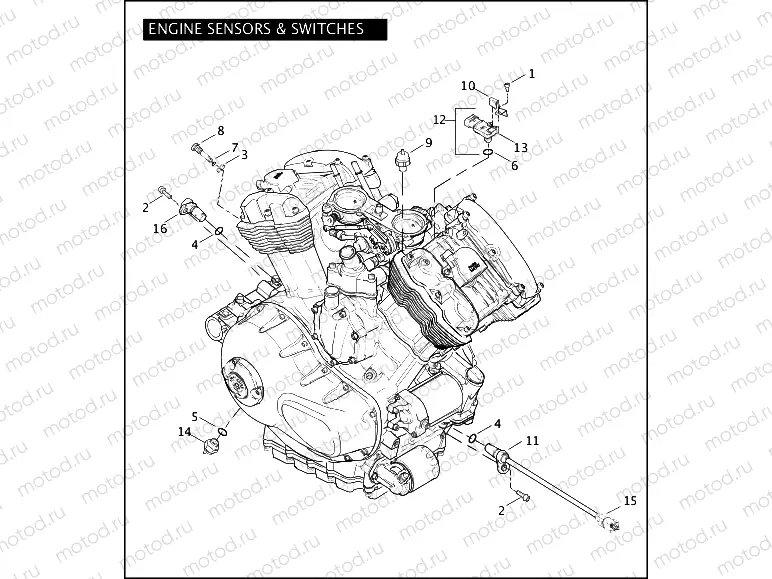 ENGINE SENSORS & SWITCHES