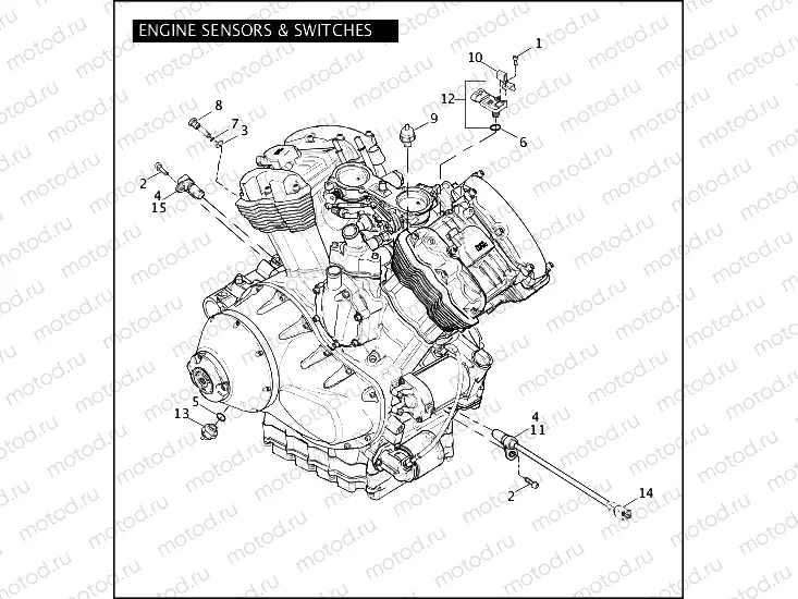 ENGINE SENSORS & SWITCHES