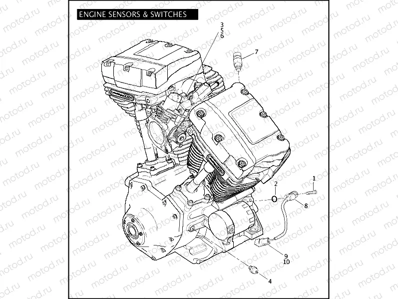 ENGINE SENSORS & SWITCHES