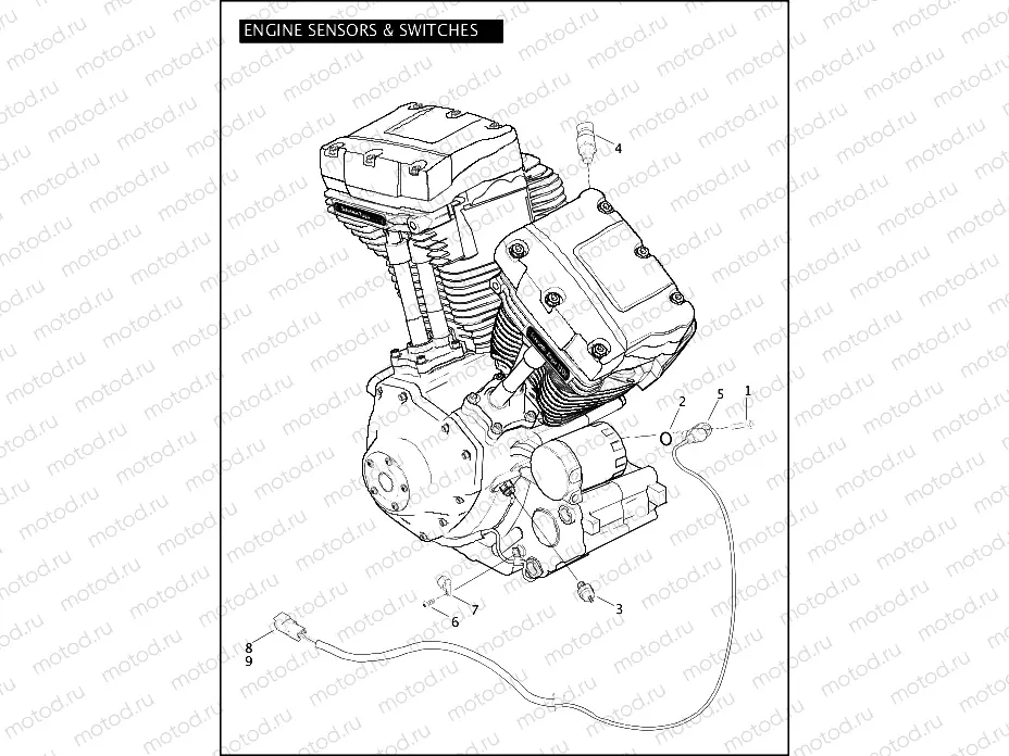 ENGINE SENSORS & SWITCHES