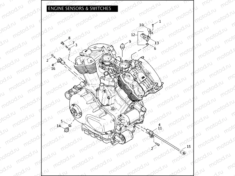 ENGINE SENSORS & SWITCHES