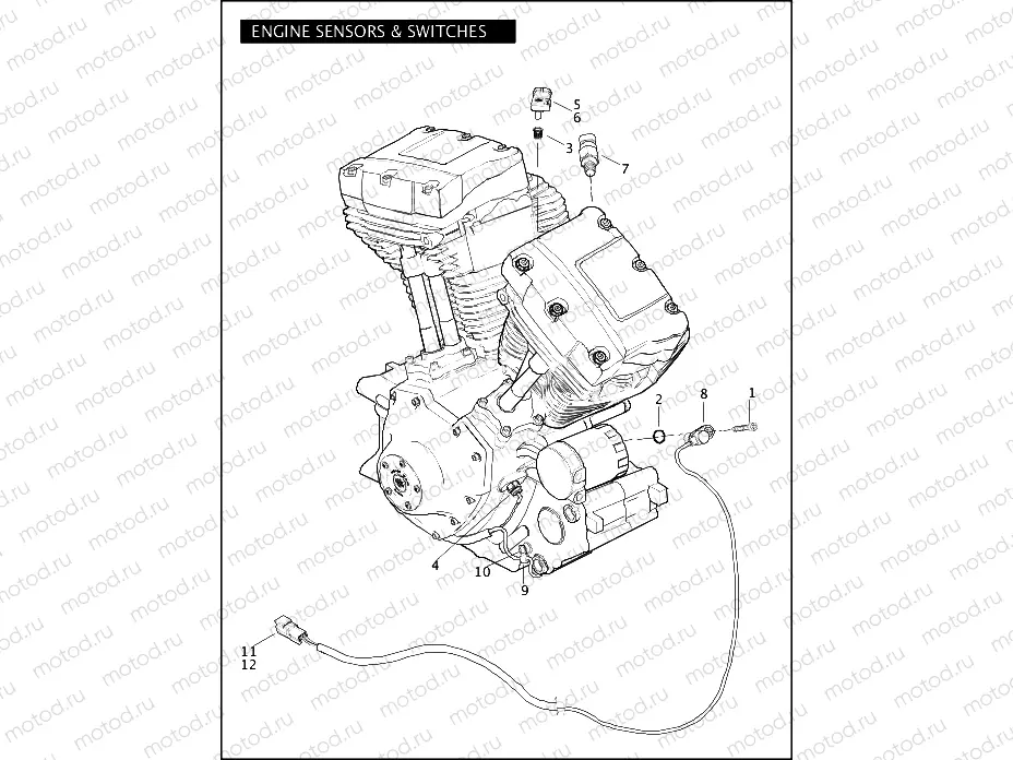 ENGINE SENSORS & SWITCHES