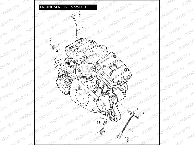ENGINE SENSORS & SWITCHES