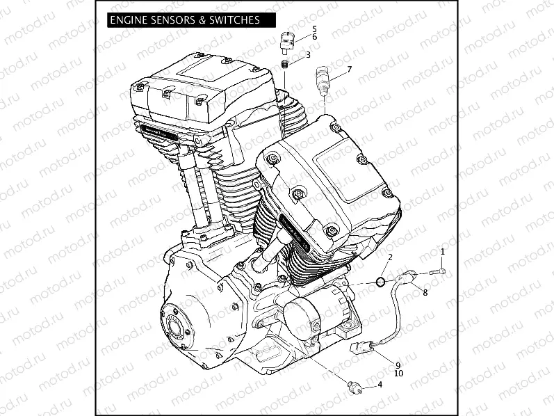 ENGINE SENSORS & SWITCHES