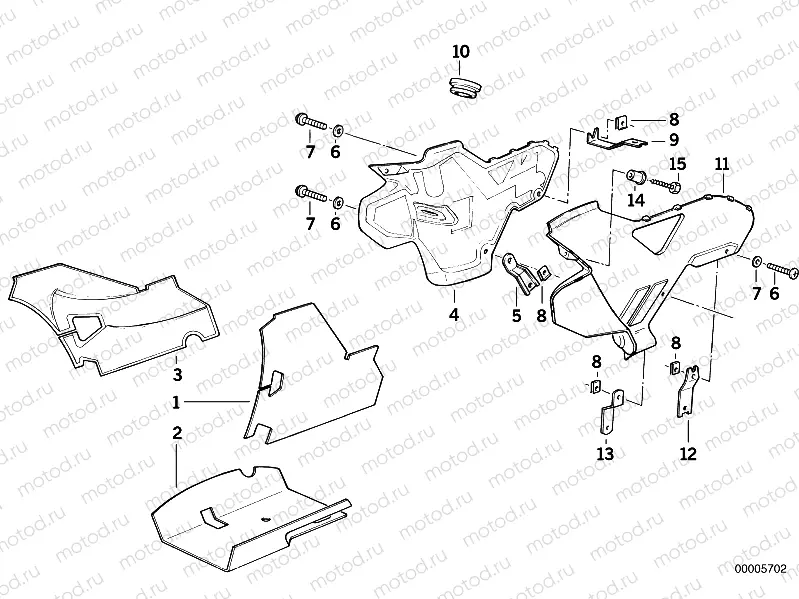 Engine trim panel shielding