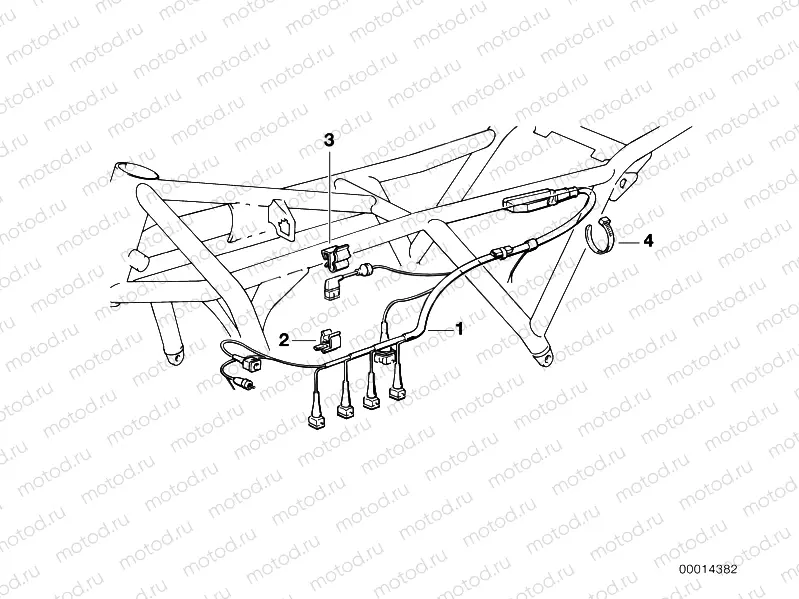 Engine wiring harness