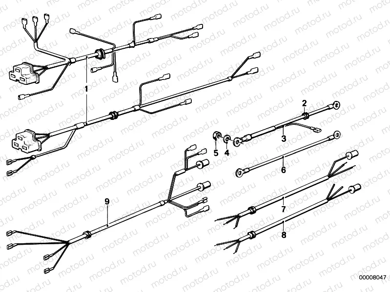 Engine wiring harness