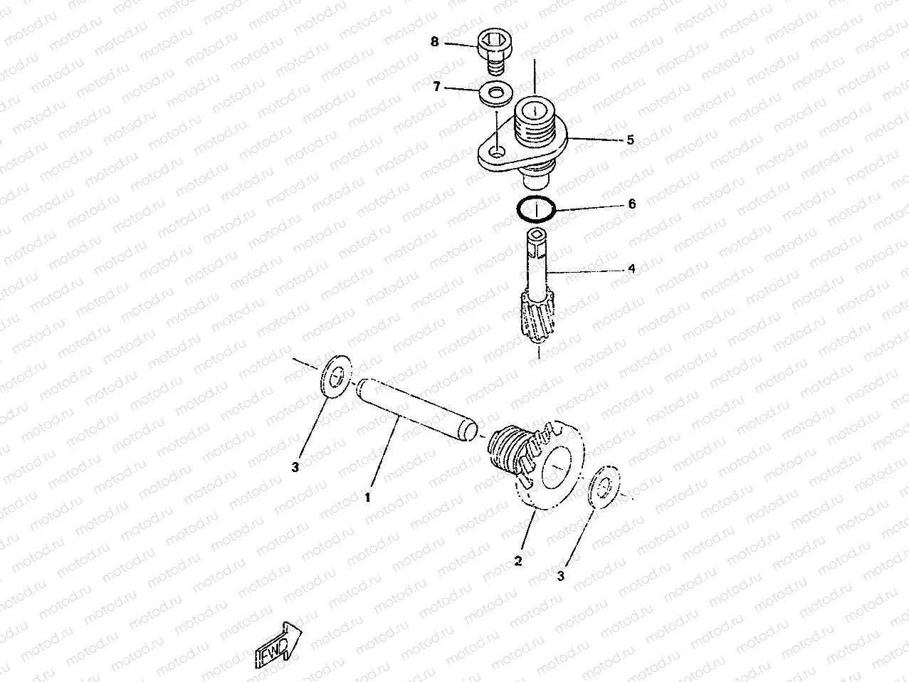 ENGRAJE DE TACOMETRO
