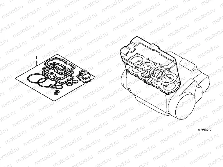 EOP-1-1 GASKET KIT A (CB13009 / S9 / A9 / SA9)