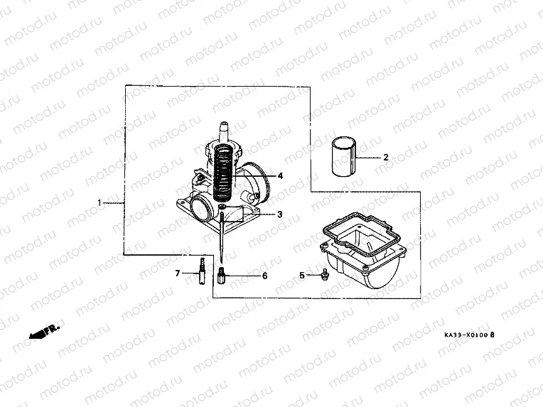 EOP-1 CARBURETOR OPTIONAL PARTS KIT (1)