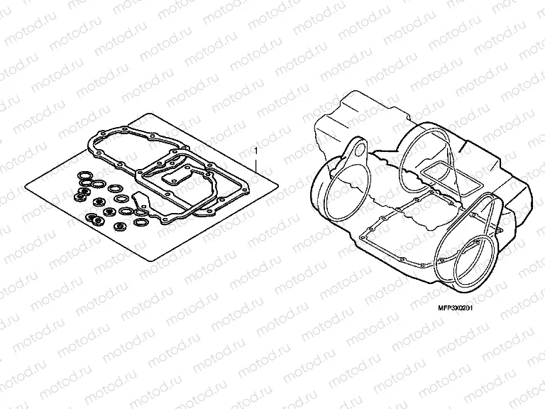 EOP-2-1 GASKET KIT B (CB13009 / S9 / A9 / SA9)