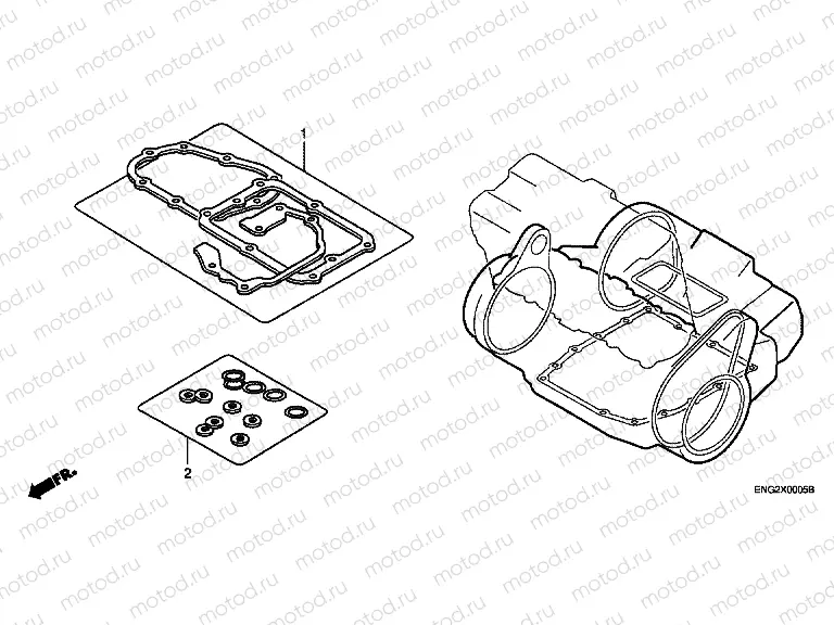 EOP-2 GASKET KIT B (CB13008 / S8 / A8 / SA8)