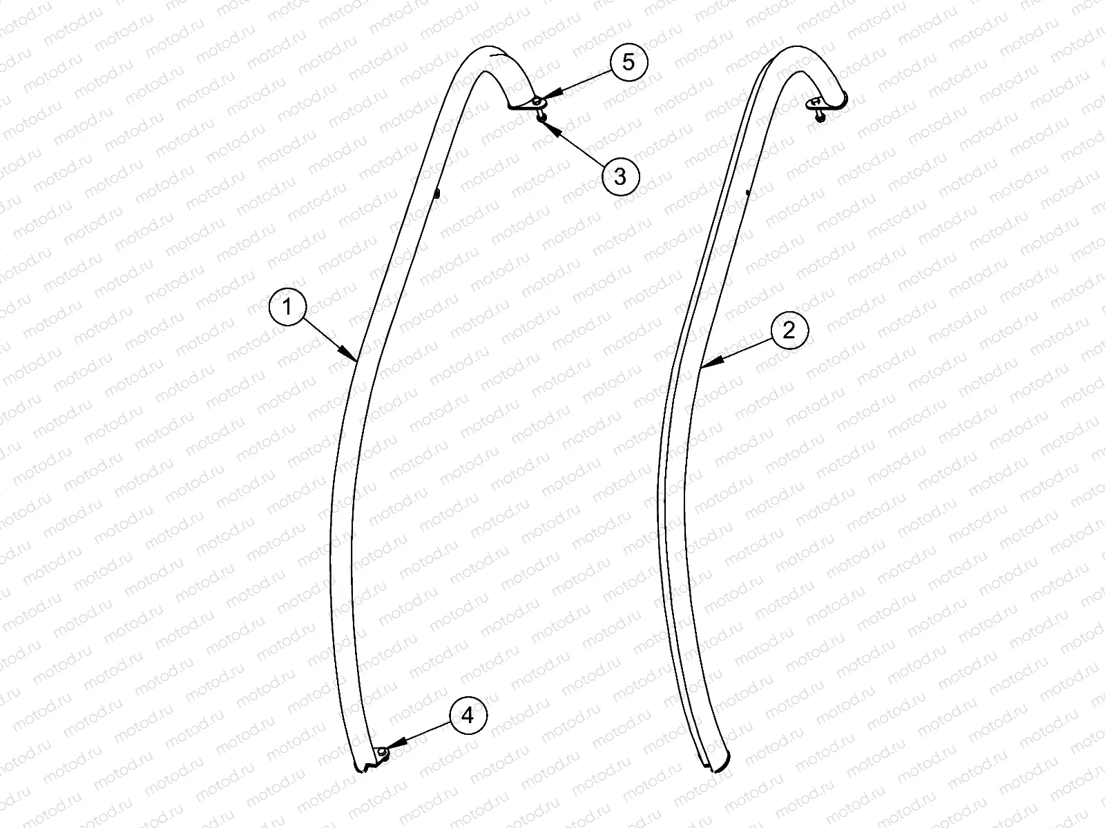 EUROPEAN COMPONENTS | EUROPEAN COMPONENTS, ROOF RAILS, EU - e4 (49GEMEUROCOMPS11ROOF)