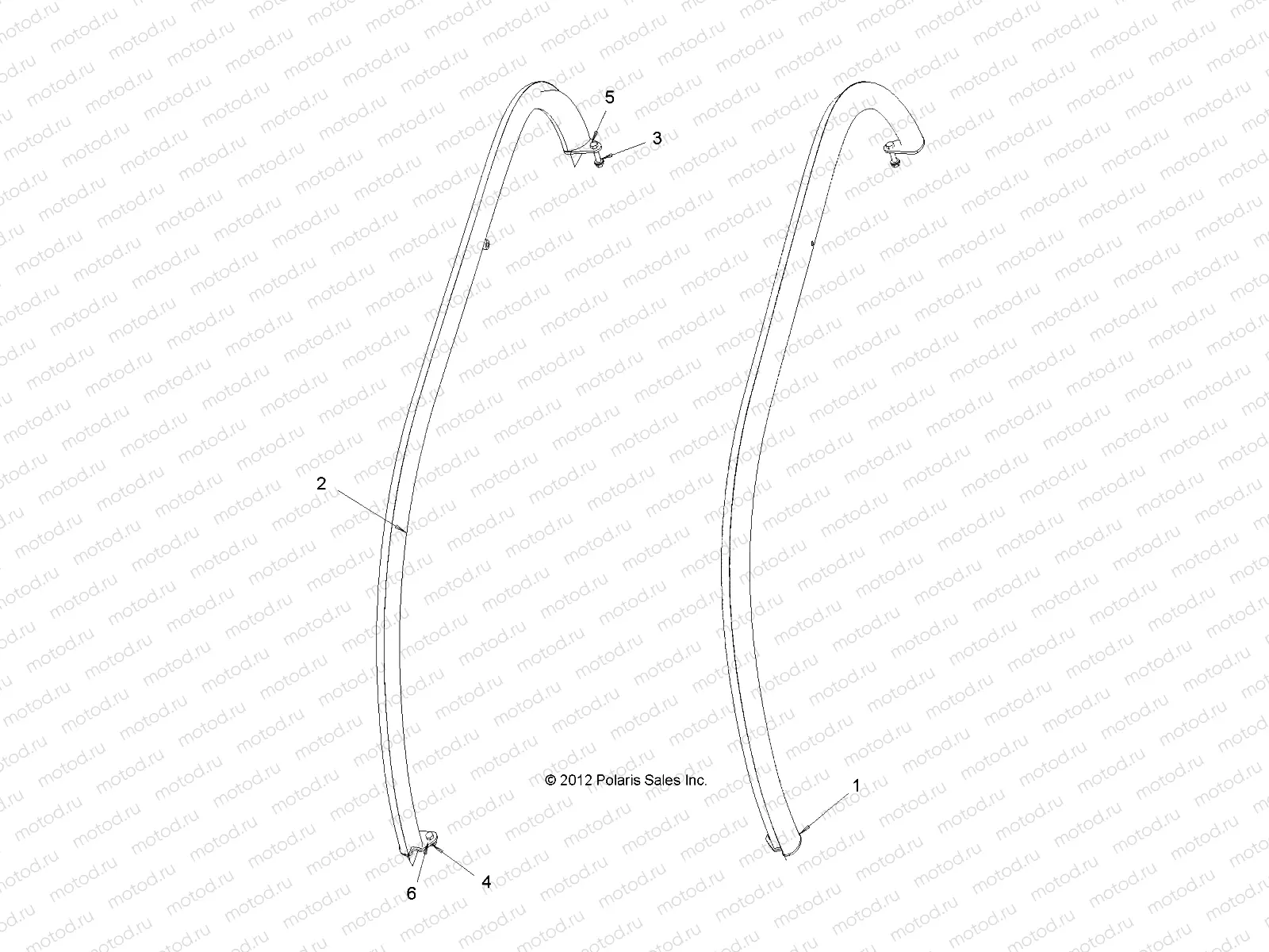 EUROPEAN COMPONENTS | EUROPEAN COMPONENTS, ROOF RAILS, EU - L12G4A (49GEMEUROCOMPS12ROOF)