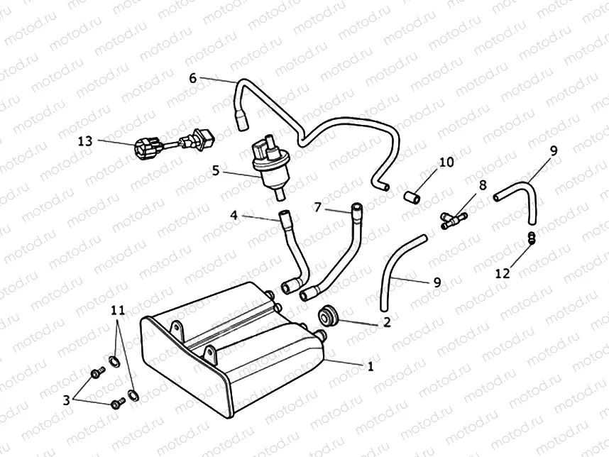 Evap System - 833614 > 937274 Al