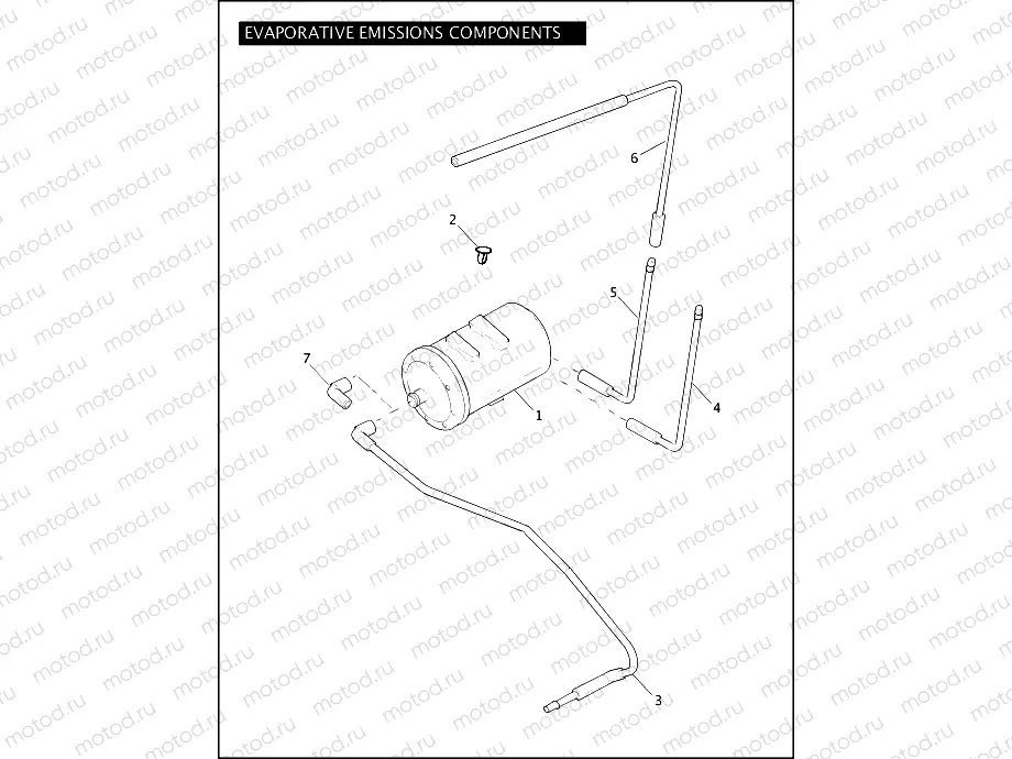 EVAPORATIVE EMISSIONS COMPONENTS