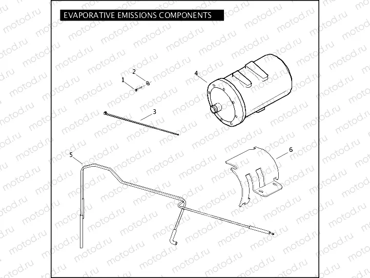 EVAPORATIVE EMISSIONS COMPONENTS