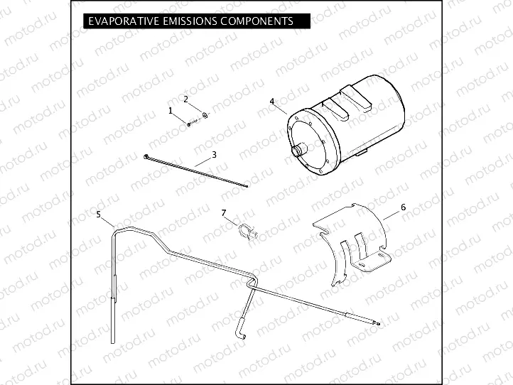 EVAPORATIVE EMISSIONS COMPONENTS