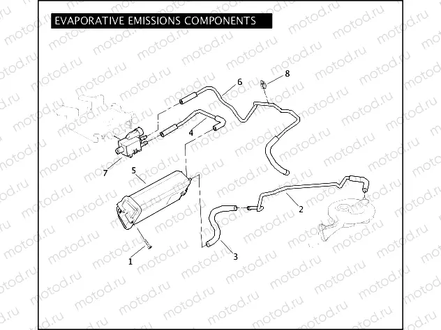 EVAPORATIVE EMISSIONS COMPONENTS