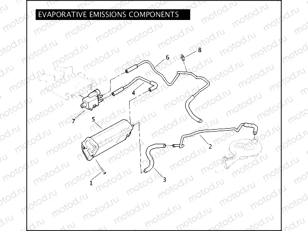 EVAPORATIVE EMISSIONS COMPONENTS