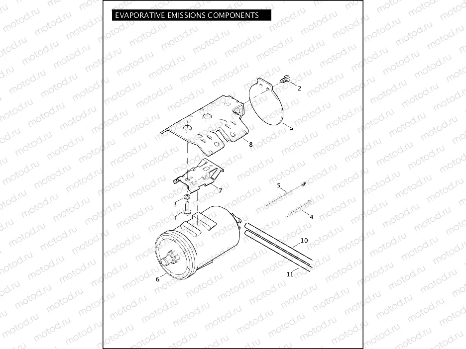 EVAPORATIVE EMISSIONS COMPONENTS