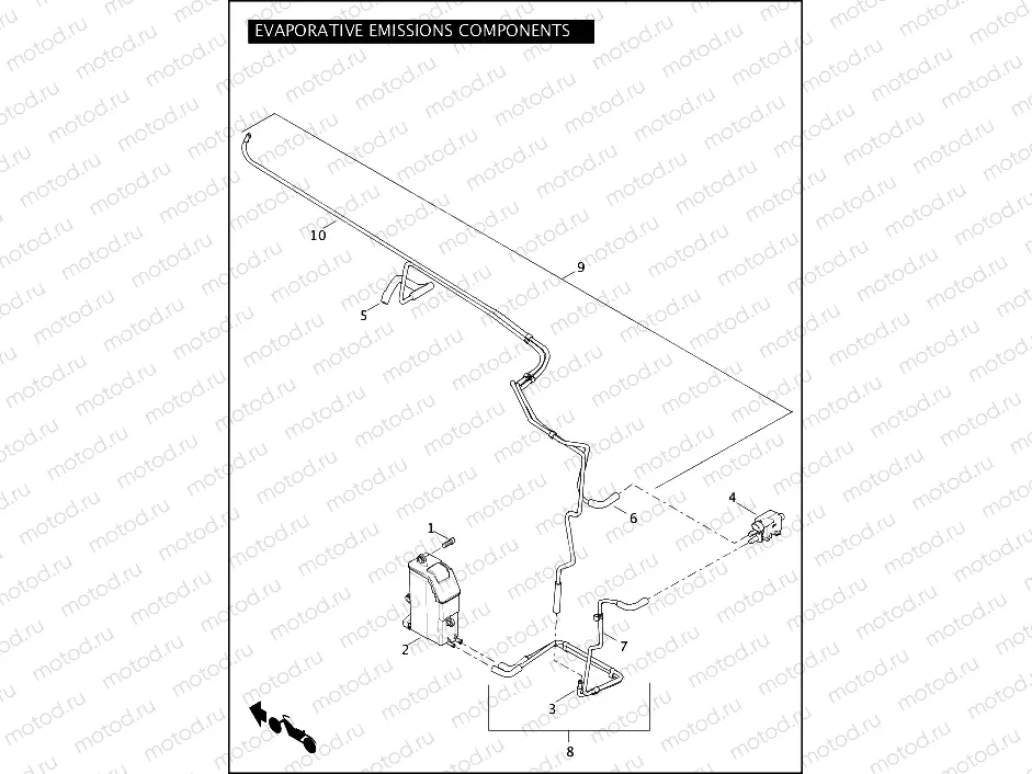 EVAPORATIVE EMISSIONS COMPONENTS