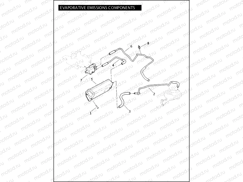 EVAPORATIVE EMISSIONS COMPONENTS