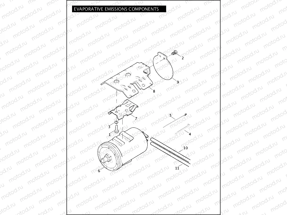 EVAPORATIVE EMISSIONS COMPONENTS