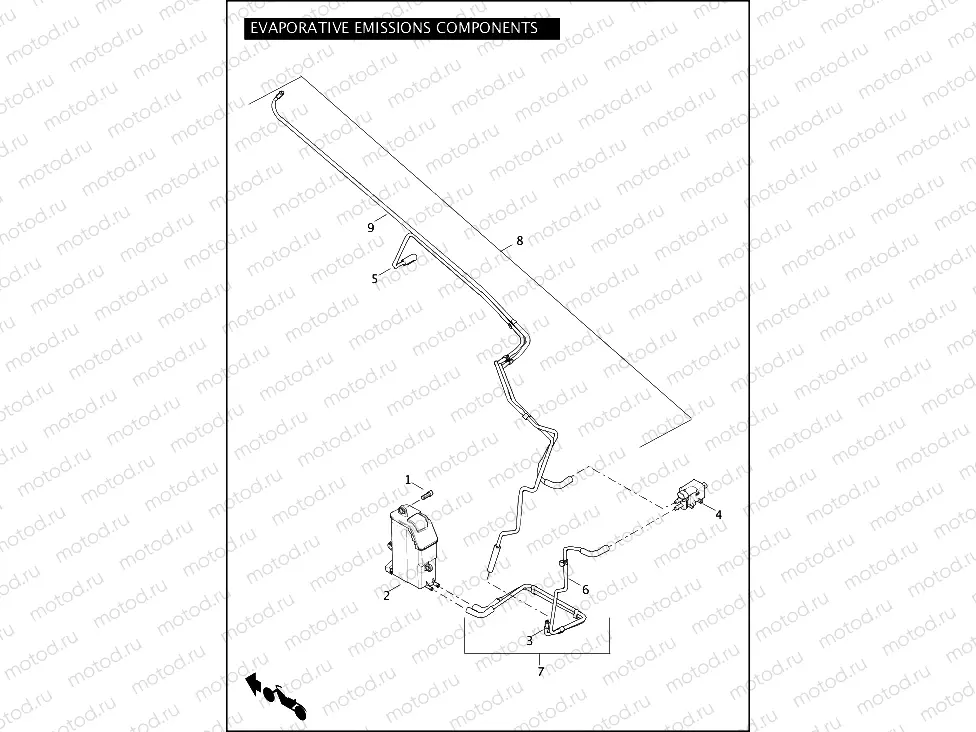 EVAPORATIVE EMISSIONS COMPONENTS
