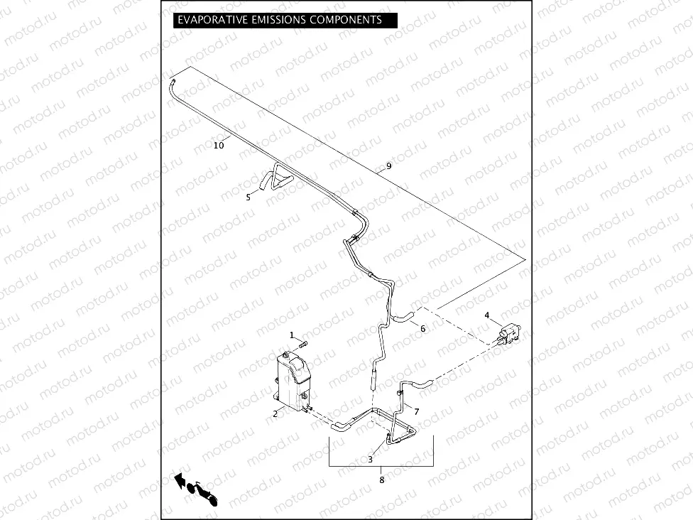 EVAPORATIVE EMISSIONS COMPONENTS