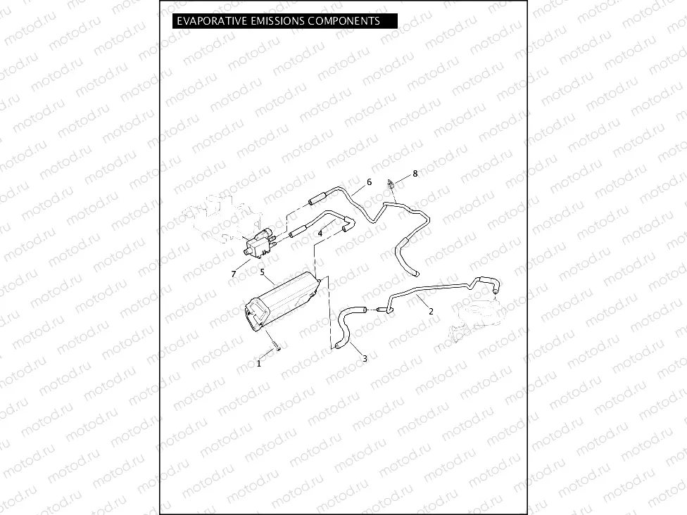EVAPORATIVE EMISSIONS COMPONENTS