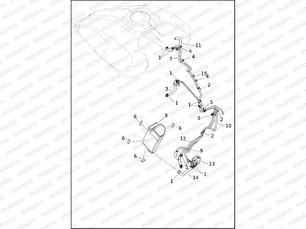 EVAPORATIVE EMISSIONS COMPONENTS