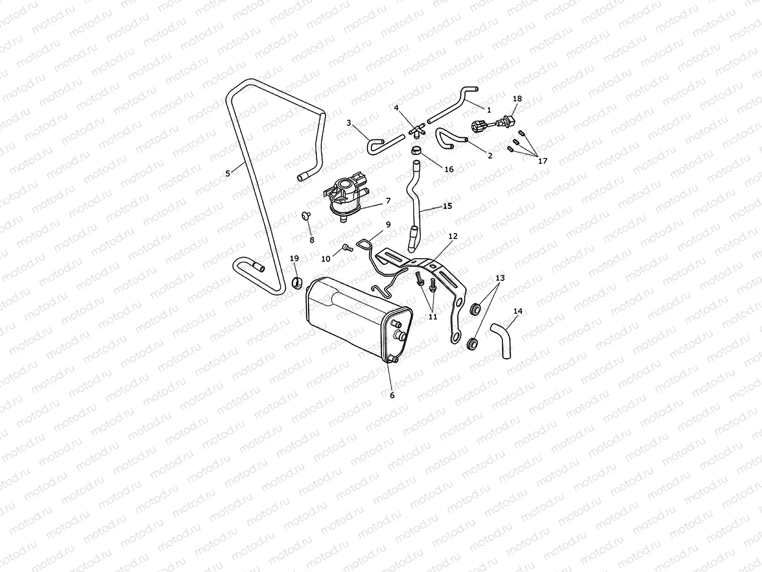 Evaporative loss control system