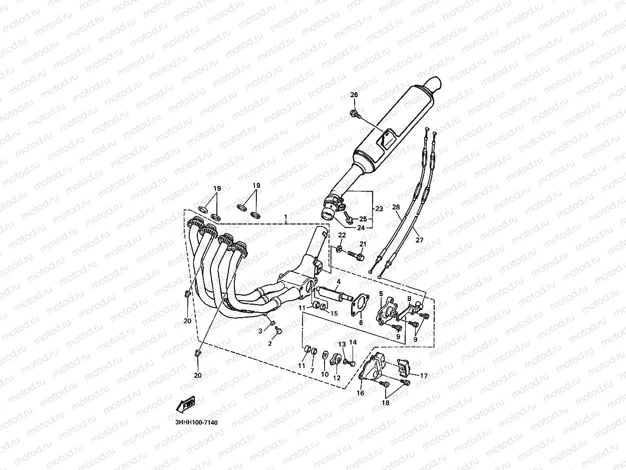 EXHAUST 2 (FOR CALIF.)