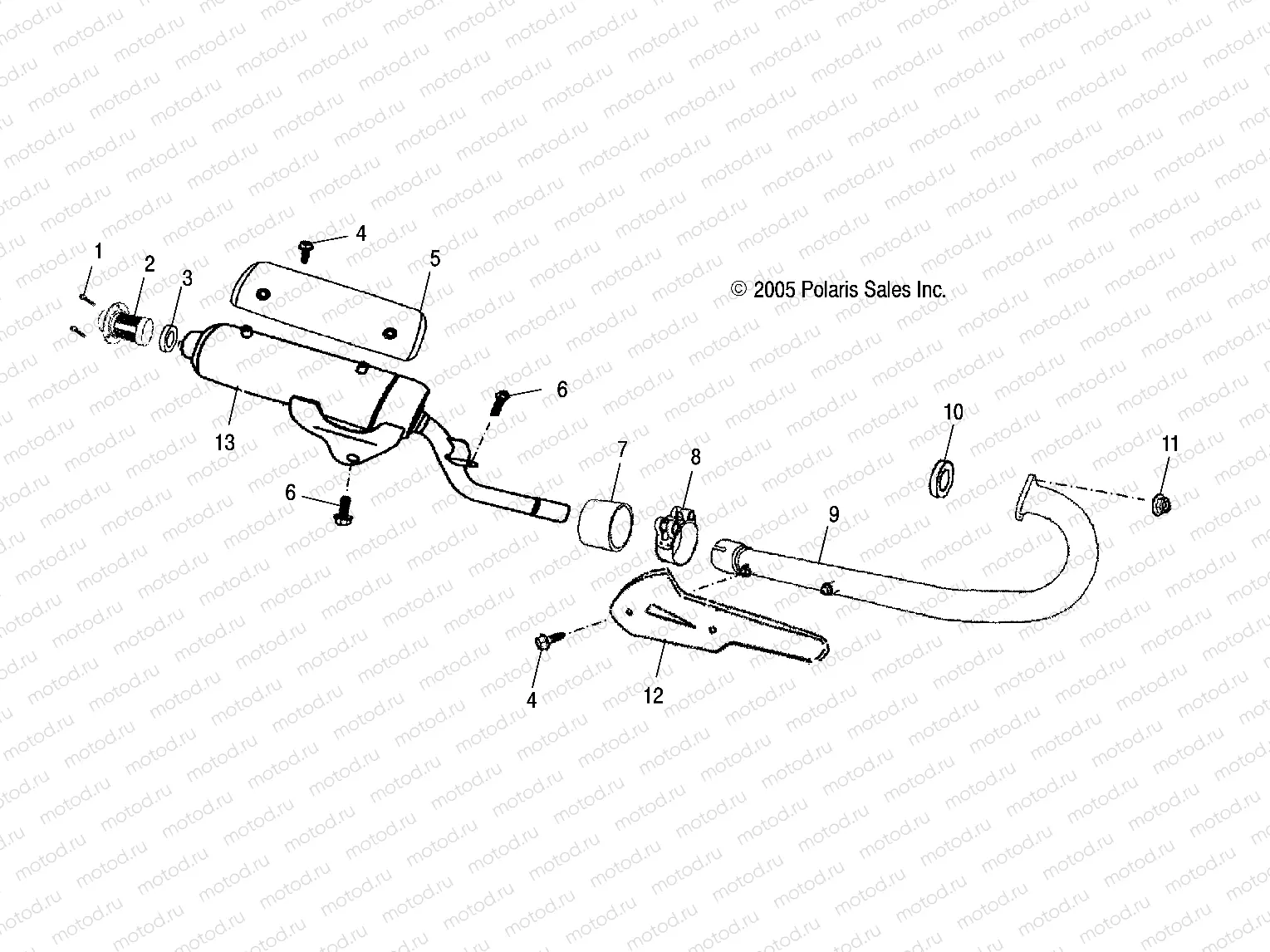 EXHAUST - A06SB20AA/AB (4999202799920279B02) | EXHAUST - A06SB20AA/AB (4999202799920279B02)